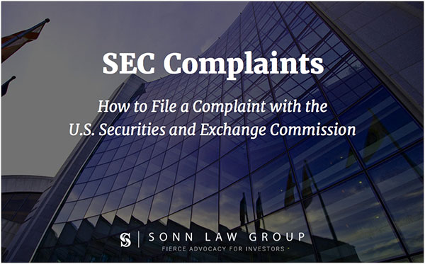 Security Exchange Commission (SEC) Complaints