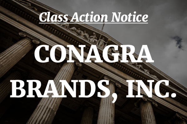 conagra class action lawsuit