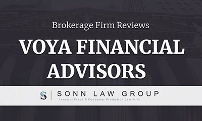 Voya Financial Advisors Complaints