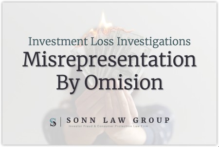 omission misrepresentation investors regarding
