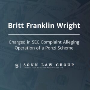 Britt Franklin Wright Ponzi Scheme