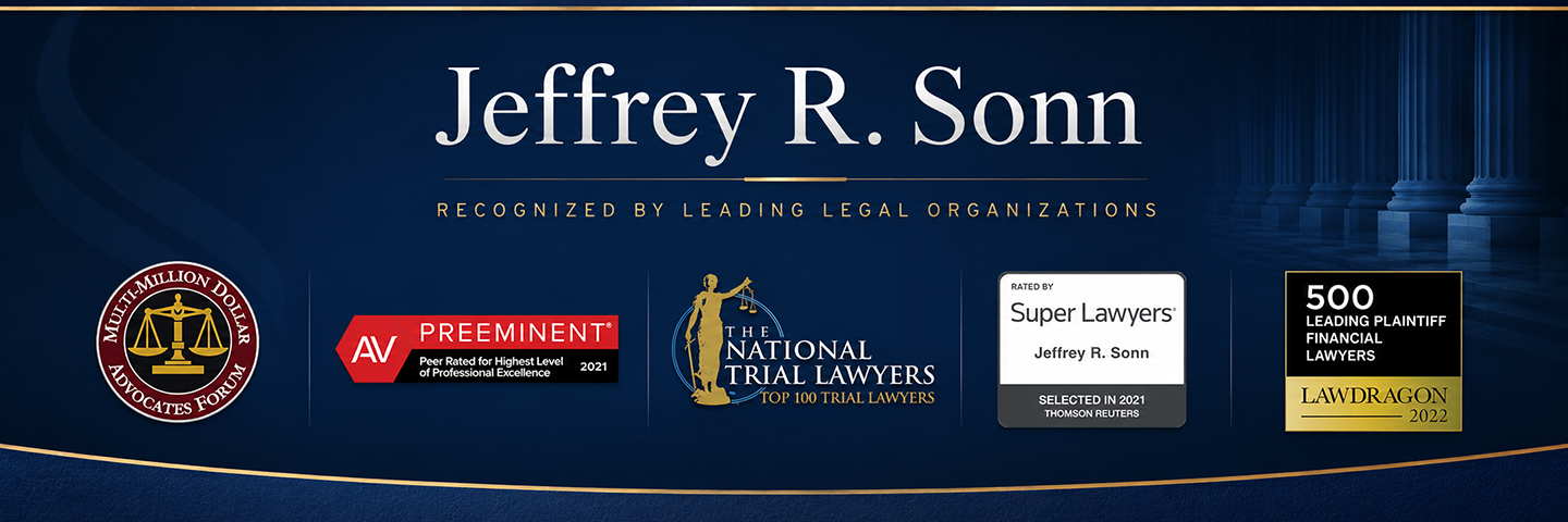 Jeffery R Sonn – Legal Accolades Banner