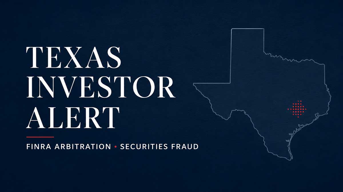 Texas FINRA arbitration attorneys