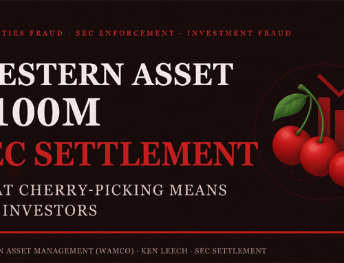 Western Asset’s $100M SEC Settlement Shows Why “Cherry-Picking” Is More Than a Trading Technicality